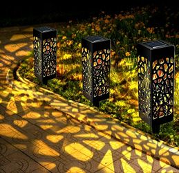 Solar Garden LED Lights Waterproof (8 Pack)