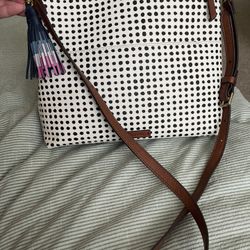 Fossil Crossbody Bag Polka Dots