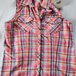 New Harley Davidson Button Up Top