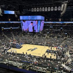 San Antonio Spurs Vs Miami Heat Feb 1 Premium Seating Row 2