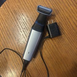 Norelco shaver shower, body groomer