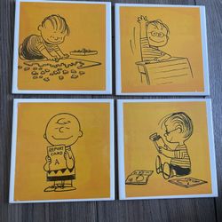 Peanuts Large Handmade Coasters 