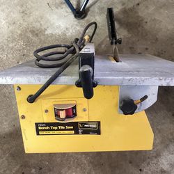 7” Bench Top Tile Saw