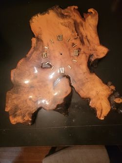 Resin Wood Clock