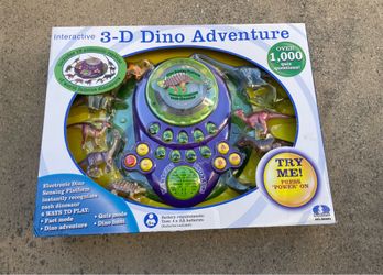 Vintage 2003 Scientific Toys 3-D Dino Adventure Interactive Electronic Toy NOS