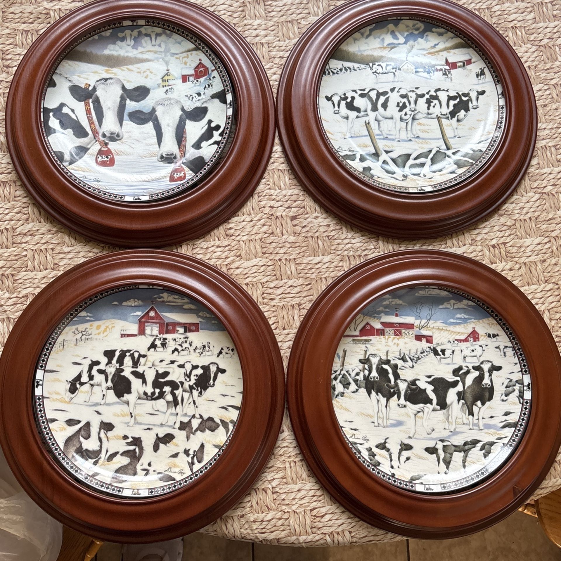 Cow Hide Plate Collection From Bradford Exchange 
