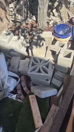 concrete cinder blocks