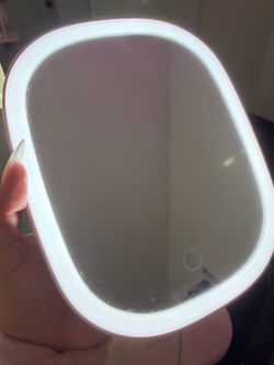 Pink led- mirror stand