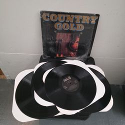 Country Gold Vinyl Record Set RCA