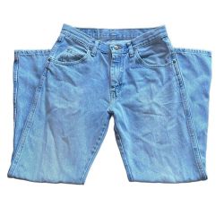 Vintage Wrangler Light Wash Straight-Leg Jeans size 31/30