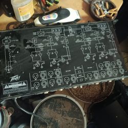 Mackie 23 Track Mixing Board Peavey Pa Amp 2 PA Squire Speaker