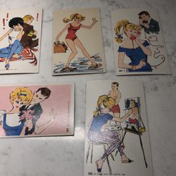 Rare Jumbo Barbie Dynamic Trading Cards 1962 All $30 