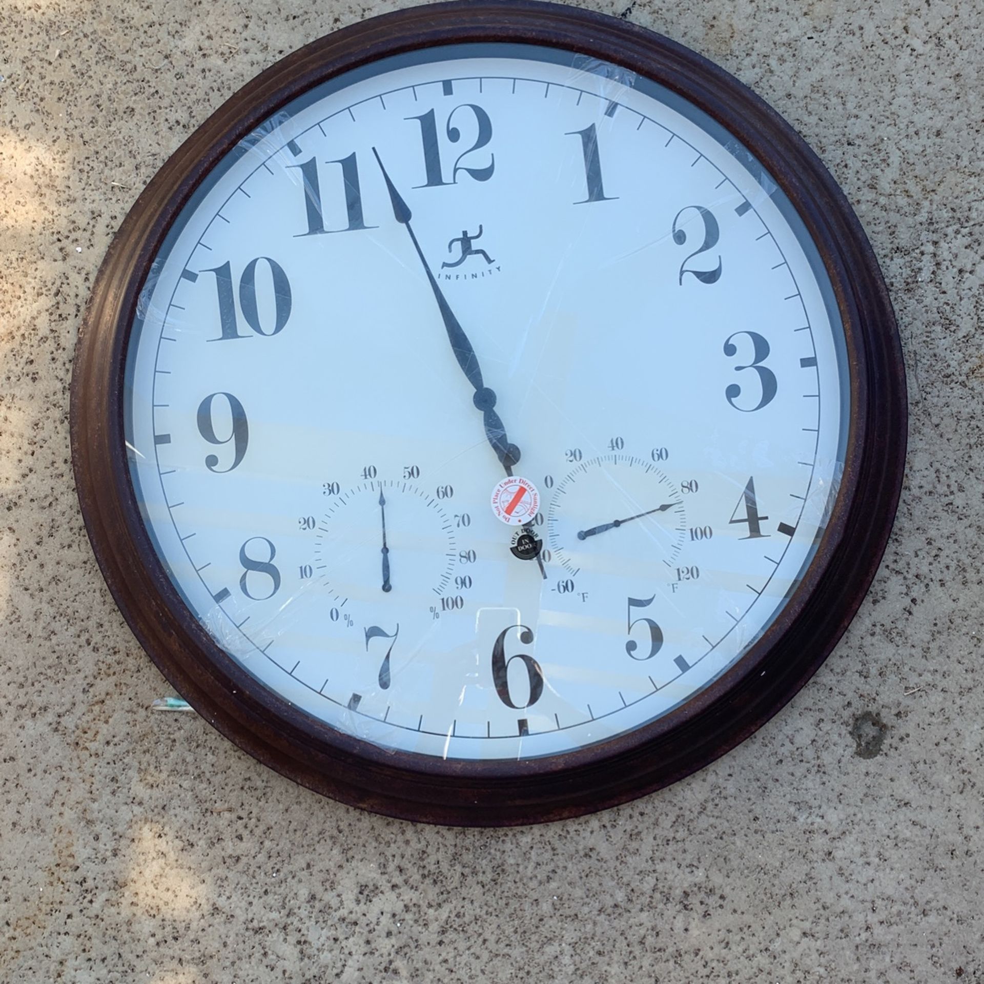 Outdoor Wall Clock - 36 Inches Wide