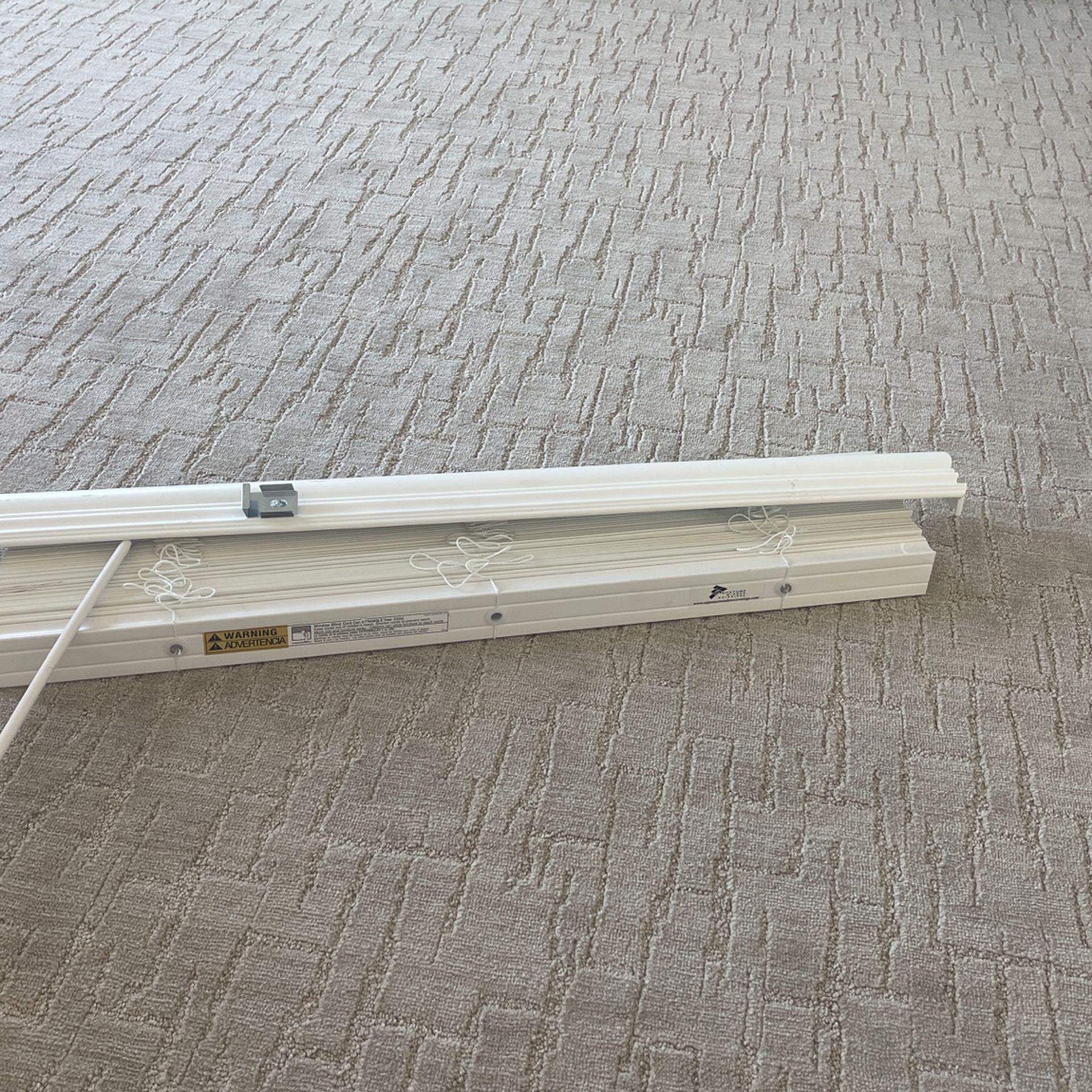 New “34 X 64 2 Inch faux mini blinds