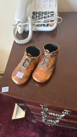 Bronze Bronzed Baby Shoes Keepsake