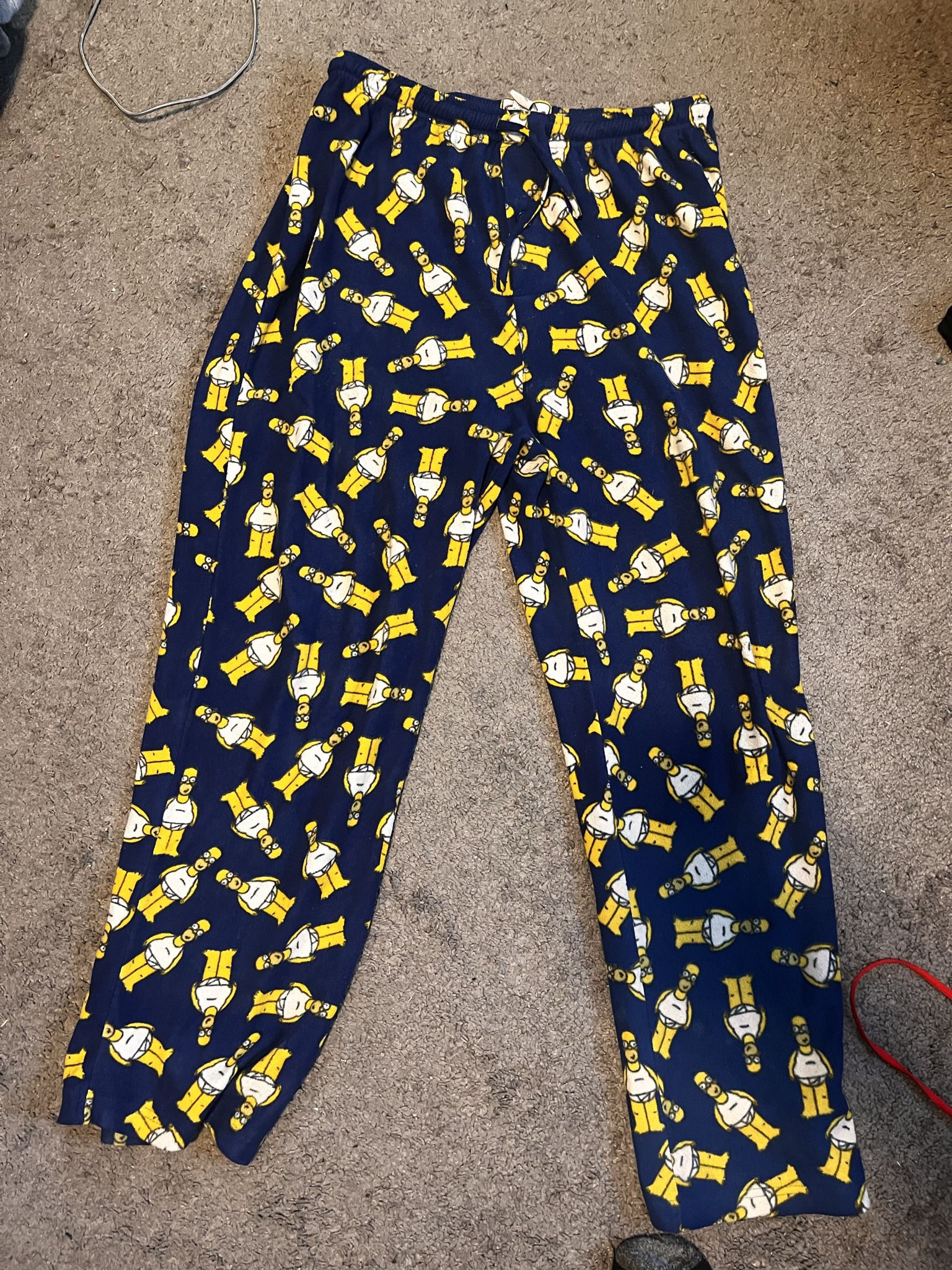 Large Simpsons Fleece pants 