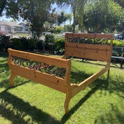 Real Wood Queen Bed Frame 