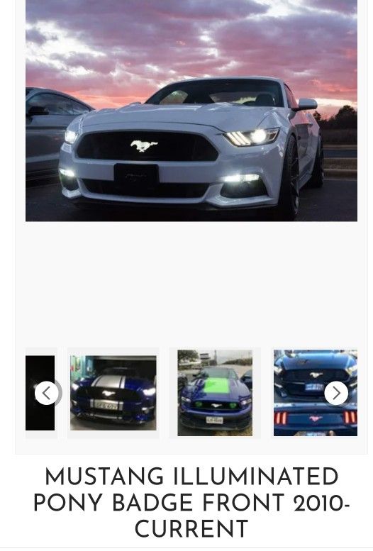 Mustang LED Emblem
