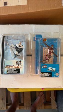 2 MINI McFarlane LOT Alex Ovechkin & LEBRON JAMES NEW IN BOX ONLY 30 DOLLARS  FOR BOTH ROOKIE Action Figures MINT CONDITION