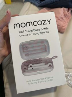 Momcozy 7in1 Travel Baby Bottle Cleaning and Drying Kit 