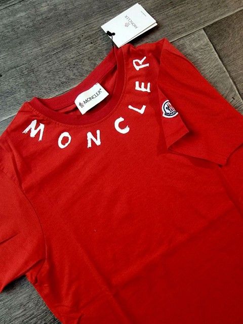 Moncler Red Shirt 💥 fast Shipping 💥 3 For $100💥small To XXL