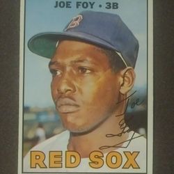 1967 Topps Joe Foy Boston Red Sox #341 Baseball Card Vintage Collectible Sports MLB