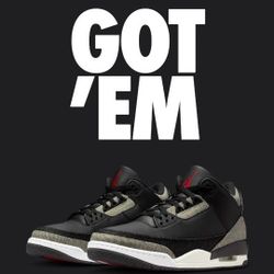 Jordan 3 Retro Levi's Black