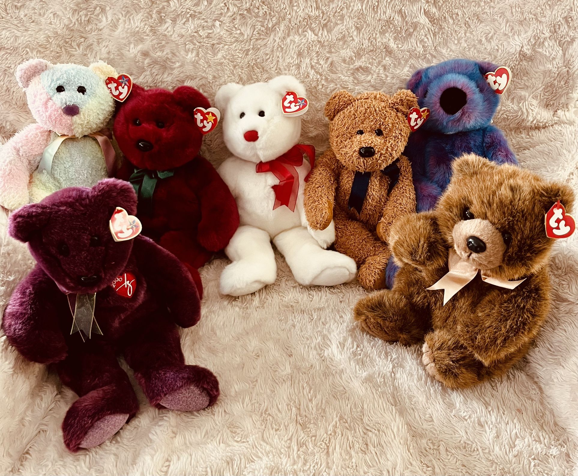 LARGE BEANIE BEAR BABY COLLECTION WITH TAGS
