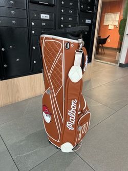 Malbon Golf Caddy Stand Bag (exclusive Brown)
