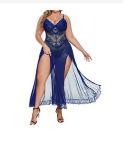 Alrovetoney Womens Lingerie Gown L