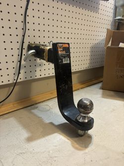 Heavy-Duty Trailer Hitch Ball Mount – 2” Receiver – 8” Drop – w/ Ball