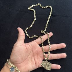10k Gold Rope Chain 