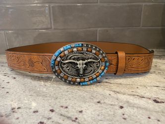 Western Leather Belt