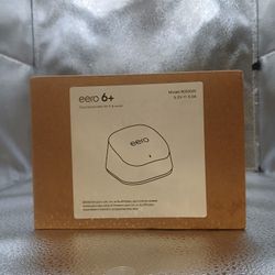 New EERO 6+ Plus Dual Band Mesh Wi-Fi Router Up To 1 Gbps 1,500 Sq Ft - White
