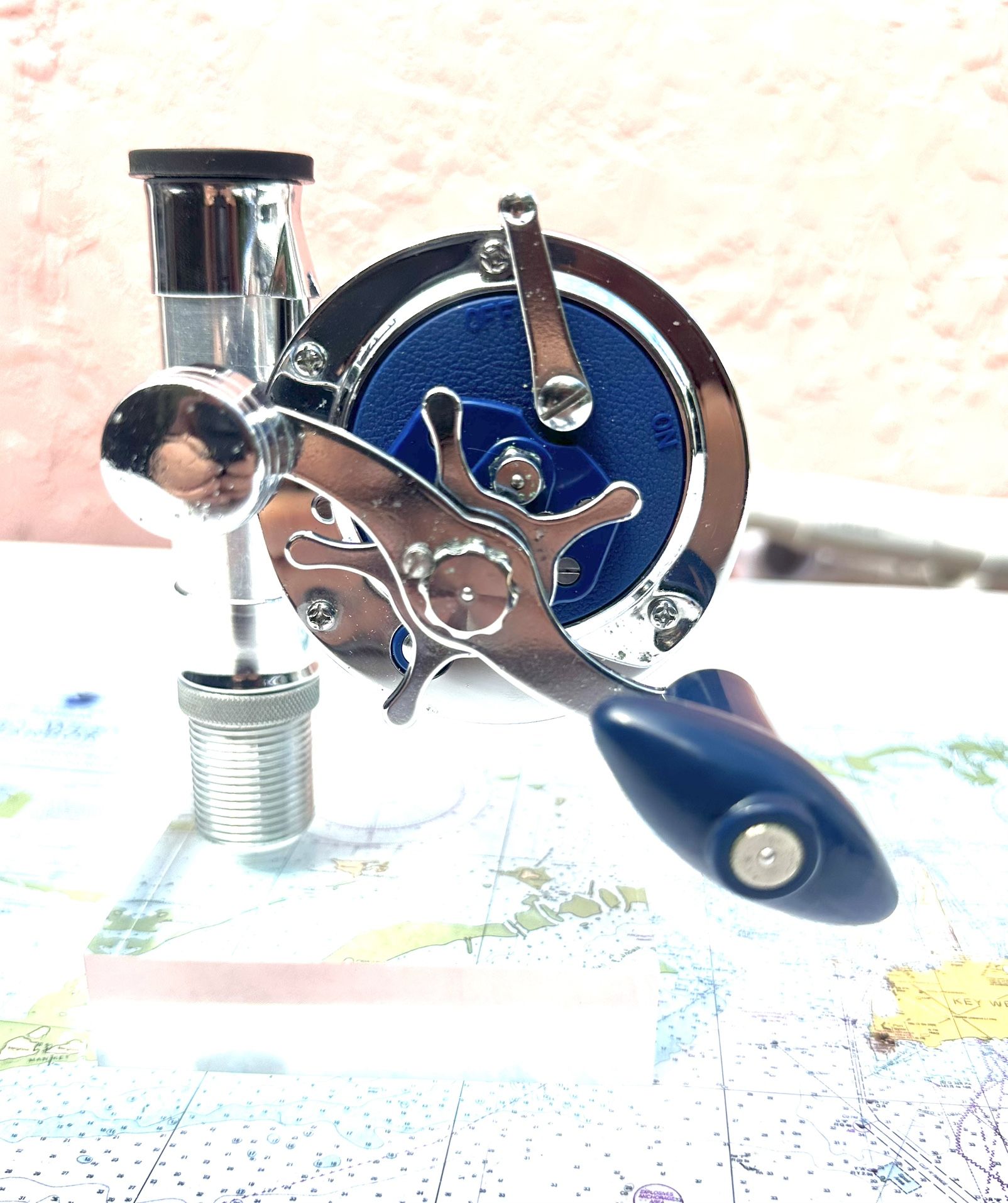 Beautiful Olympic Dolphin 625-LW Vintage Level Wind Reel In EXCELLENT Condition