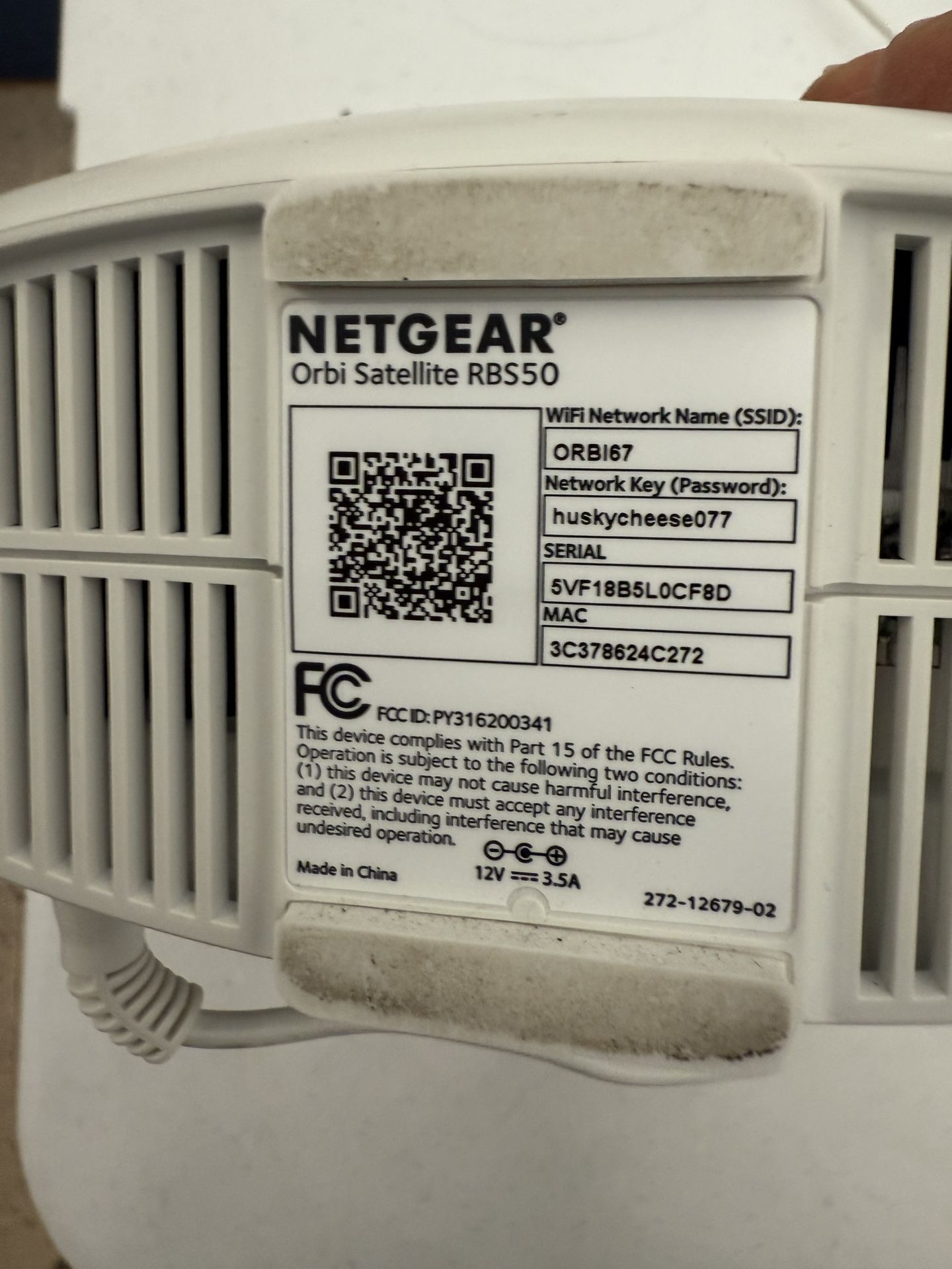Netgear Orbi Mesh wifi system- Router and Satellites