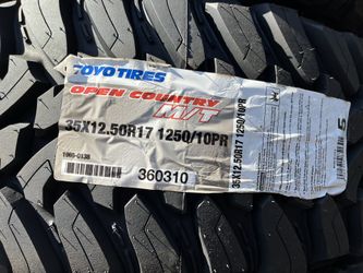 TOYO OPEN COUNTRY M/T 35x12.50R17 TIRES FOR SALE!!!!