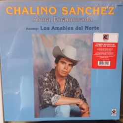 Chalino Sanchez "Alma Enamorada " Music On Lp Vynil Record 