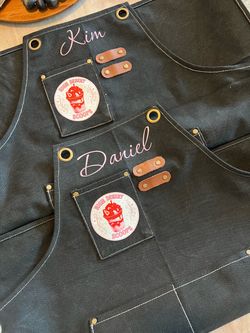 Personalized business aprons