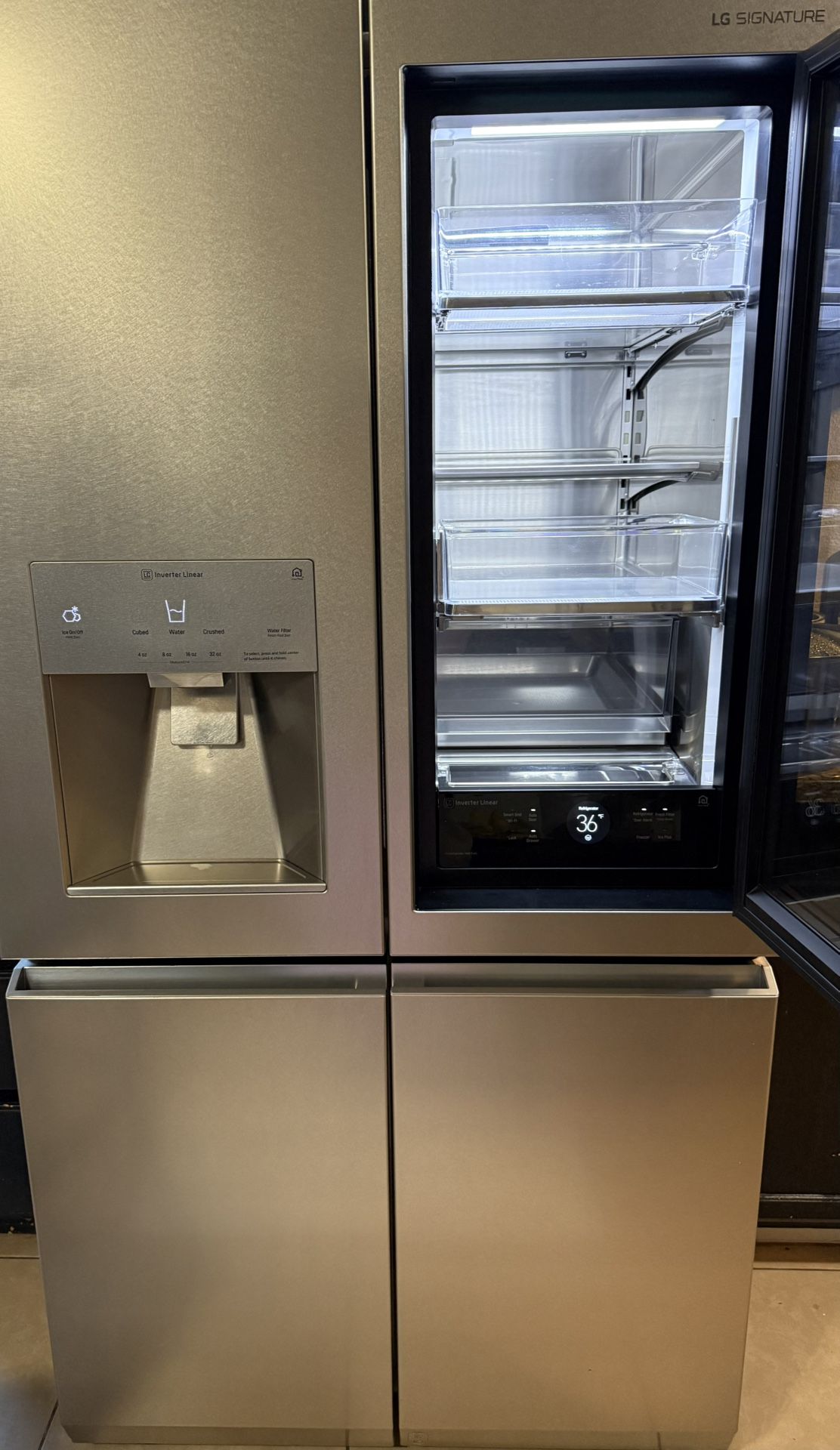 10 % Off Black Friday 36 Inch Wide 36 Wide Cu. Ft. Energy Star Rated French Door Refrigerator with InstaView from the Signature