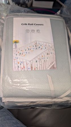 Crib rail cover