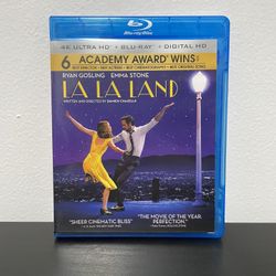 La La Land Blu-Ray Movie Ryan Gosling Emma Stone 2016