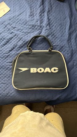 Vintage BOAC carry on flight bag for Sale in Baltimore MD OfferUp