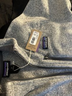Patagonia Fleece Jacket - Stone Wash Gray - Small - $180