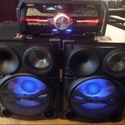 Sony 320 Watt sound system HCD-SH2000 cd receiver