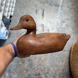 Wooden Duck Table Top Decoration
