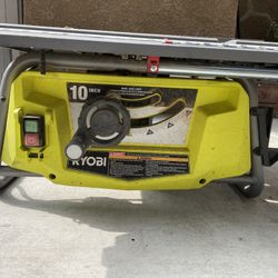 Ryobi 10” table saw (not working)