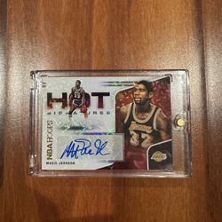 Magic Johnson Autographed Card