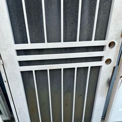 Door Security Door  With Frame  Metal Door Heavy Duty  36  inches wide 80 inches height  Very heavy