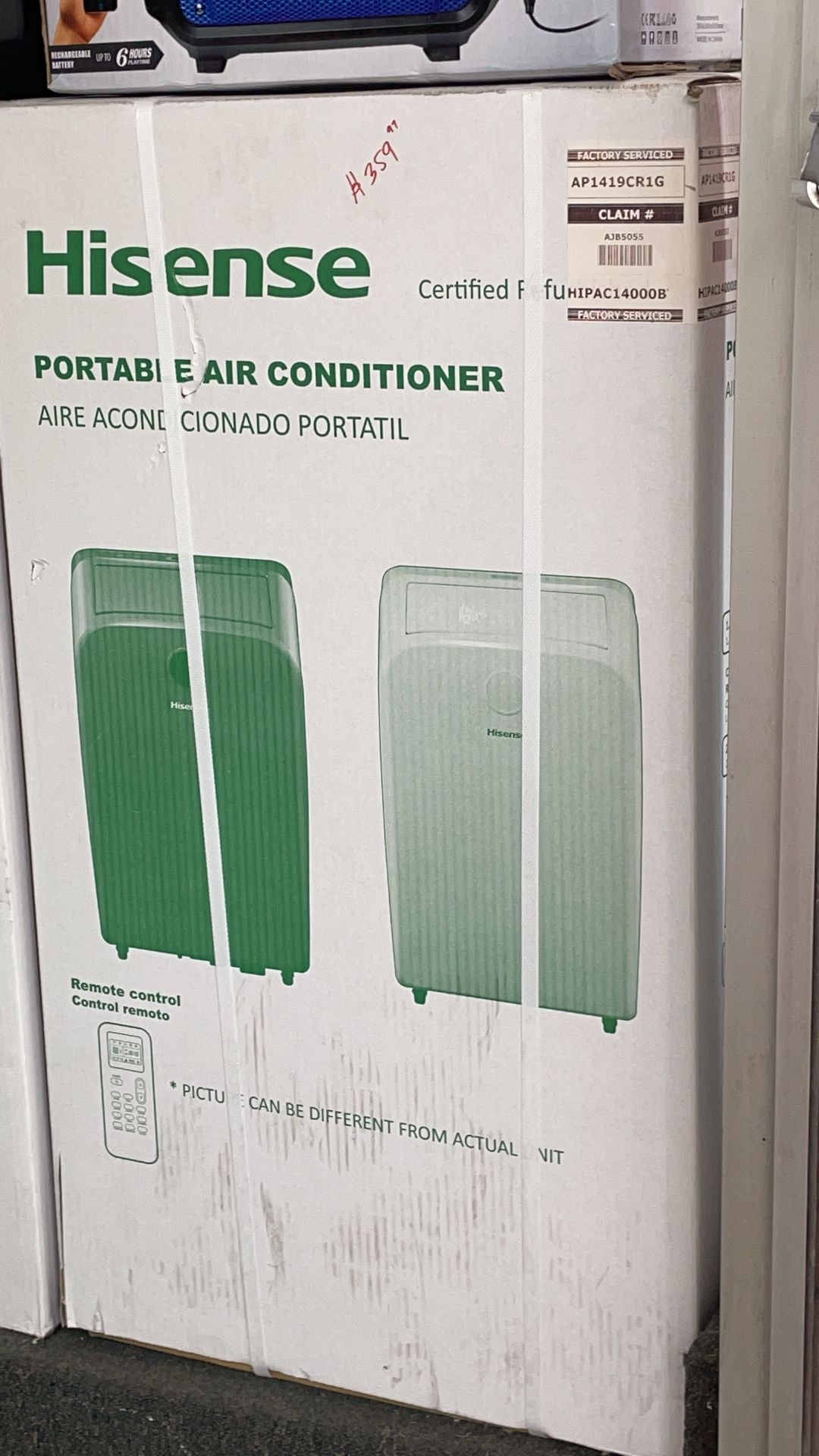 Portable Air Conditioner 12k   $279